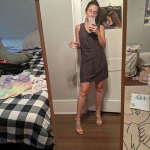 Silver cocktail dress